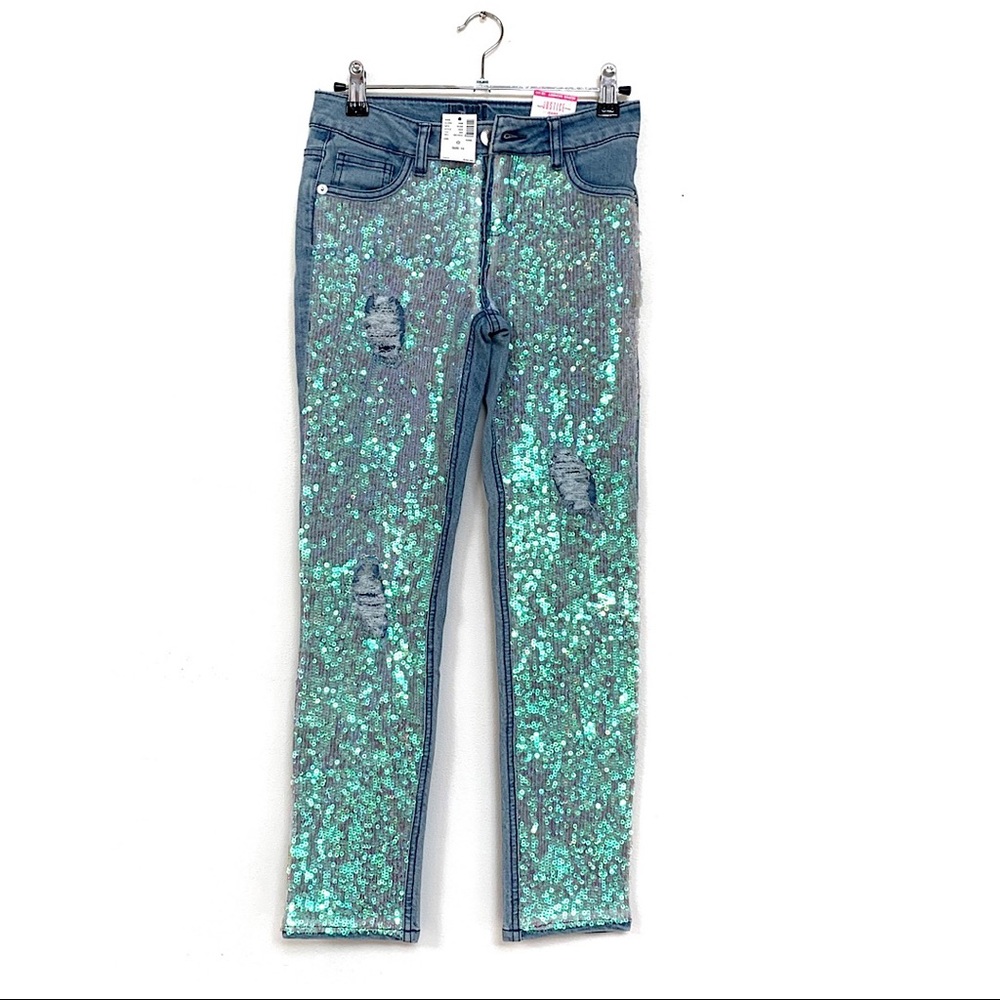 Justice Super Skinny Mid Rise Jeans